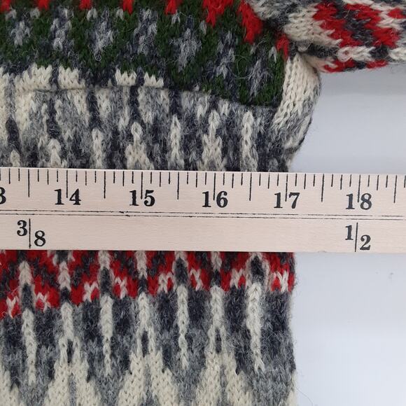 Vintage 1960s 100% Wool Sweater Icelandic Hans Heitson Womens Modeller of Sweden - Picture 7 of 9